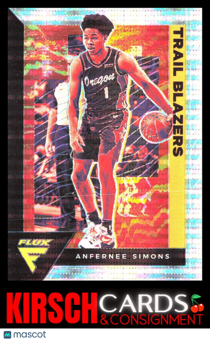 Anfernee Simons 2020 2020-21 Panini Flux #148 Pulsar Portland Trail Blazers