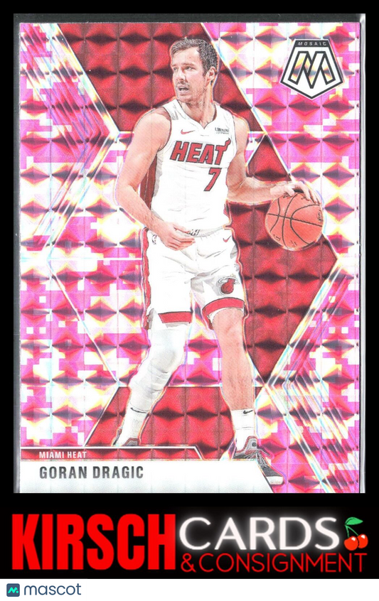 Goran Dragic 2019 2019-20 Panini Mosaic #160 Camo Pink Miami Heat