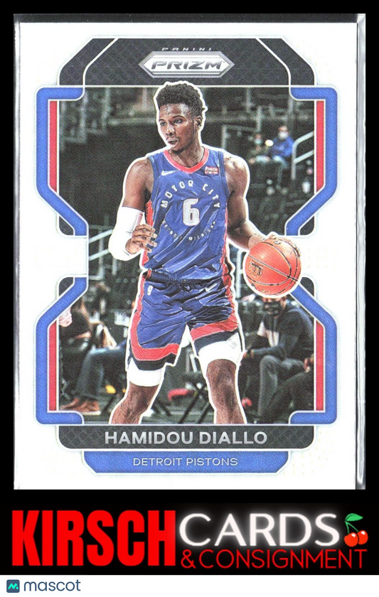 Hamidou Diallo 2021 2021-22 Panini Prizm #140 Silver Detroit Pistons