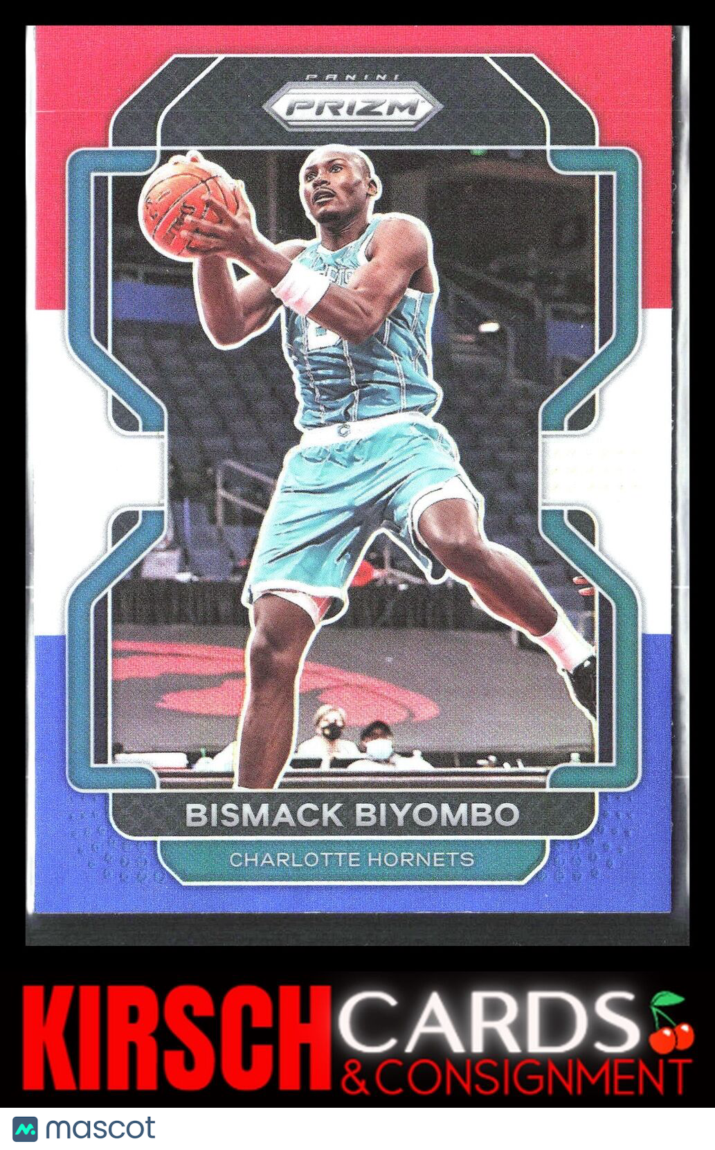 Bismack Biyombo 2021-22 Panini Prizm #195 Red White and Blue