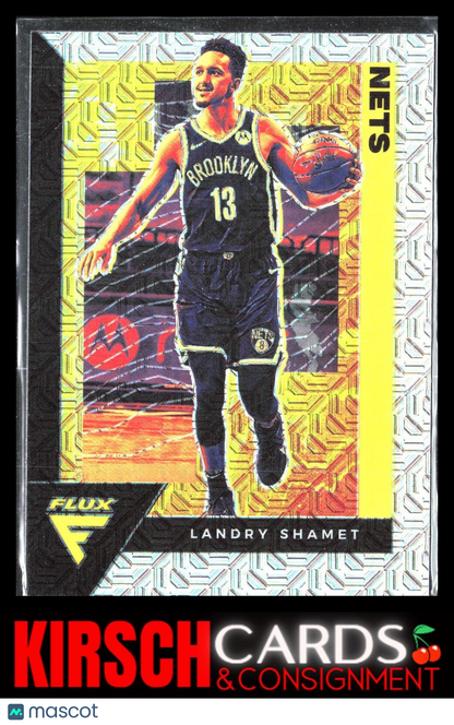 Landry Shamet 2020-21 Panini Flux #18 Silver Mojo Brooklyn Nets