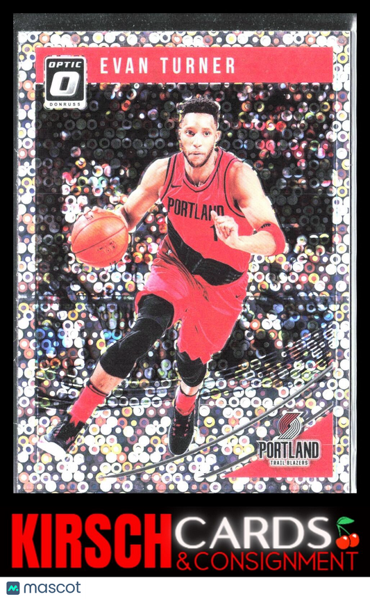 Evan Turner 2018 2018-19 Donruss Optic #21 Fast Break Holo Portland