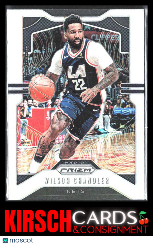 Wilson Chandler 2019 2019-20 Panini Prizm #221 Prizms Silver Brooklyn Nets