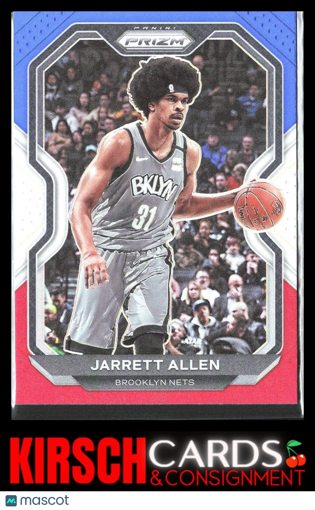 Jarrett Allen 2020 2020-21 Panini Prizm #144 Red, White and Blue Prizms