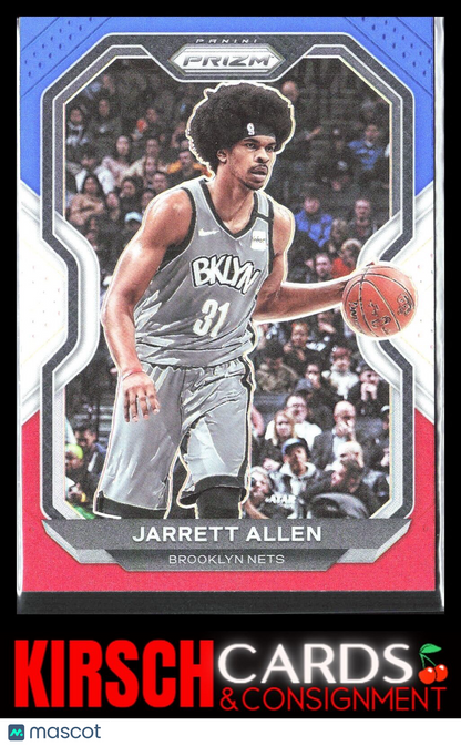 Jarrett Allen 2020 2020-21 Panini Prizm #144 Red, White and Blue Prizms