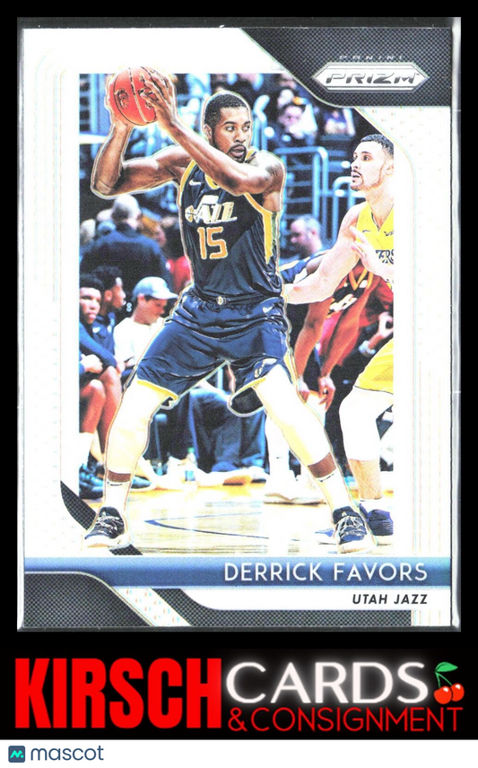 Derrick Favors 2018 2018-19 Panini Prizm #173 Prizms Silver Utah Jazz