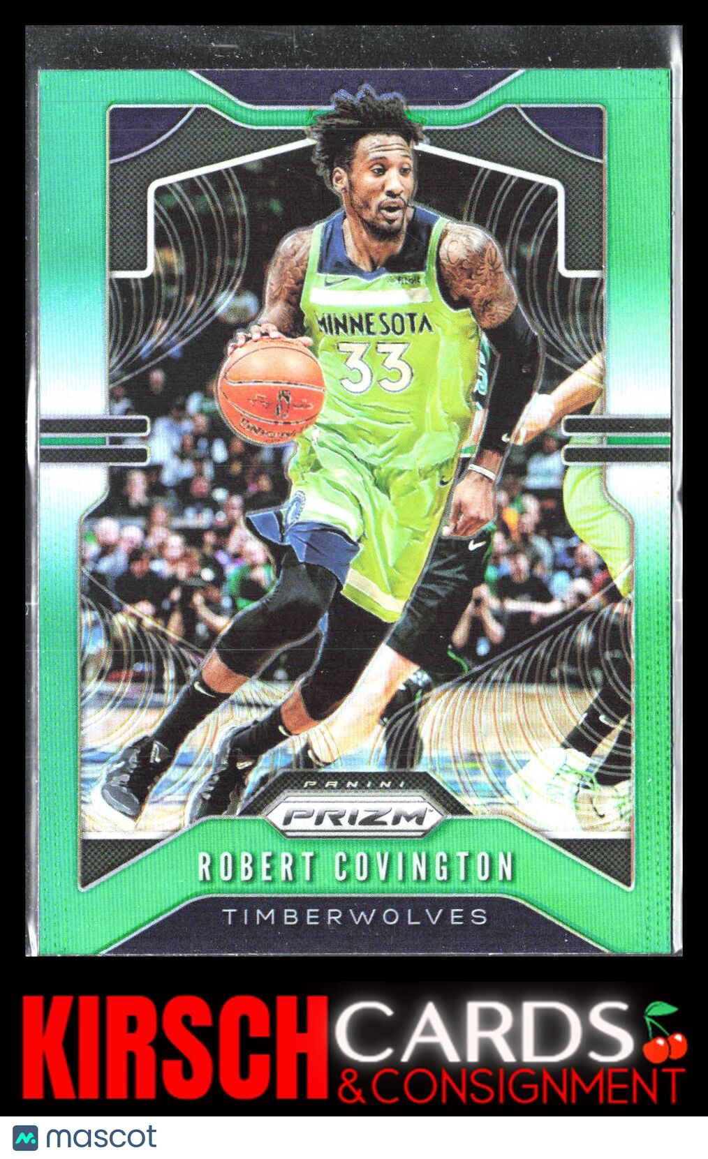 Robert Covington 2019-20 Panini Prizm #166 Prizms Green