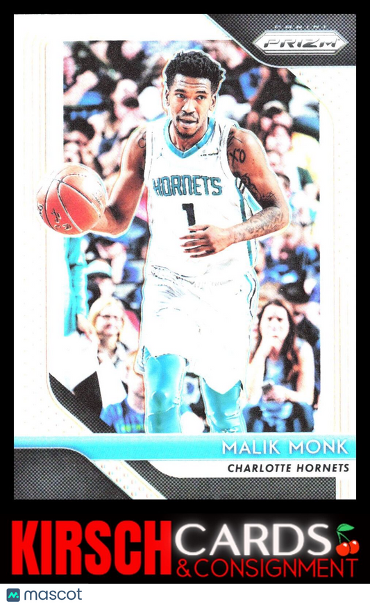 Malik Monk 2018 2018-19 Panini Prizm #50 Prizms Silver Charlotte Hornets