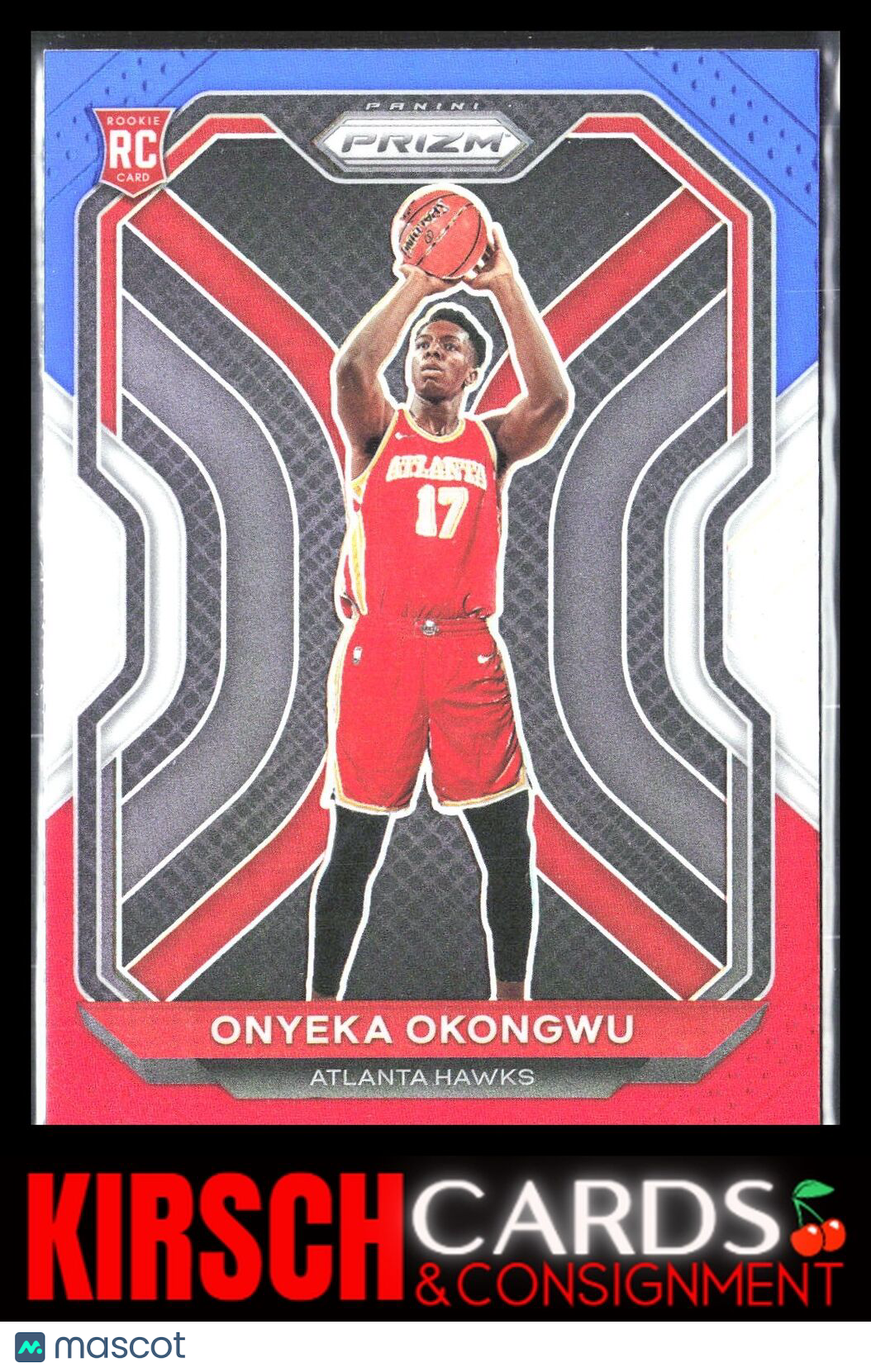 Onyeka Okongwu 2020-21 Panini Prizm #260 Red, White and Blue Prizms