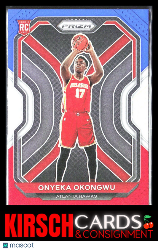 Onyeka Okongwu 2020-21 Panini Prizm #260 Red, White and Blue Prizms