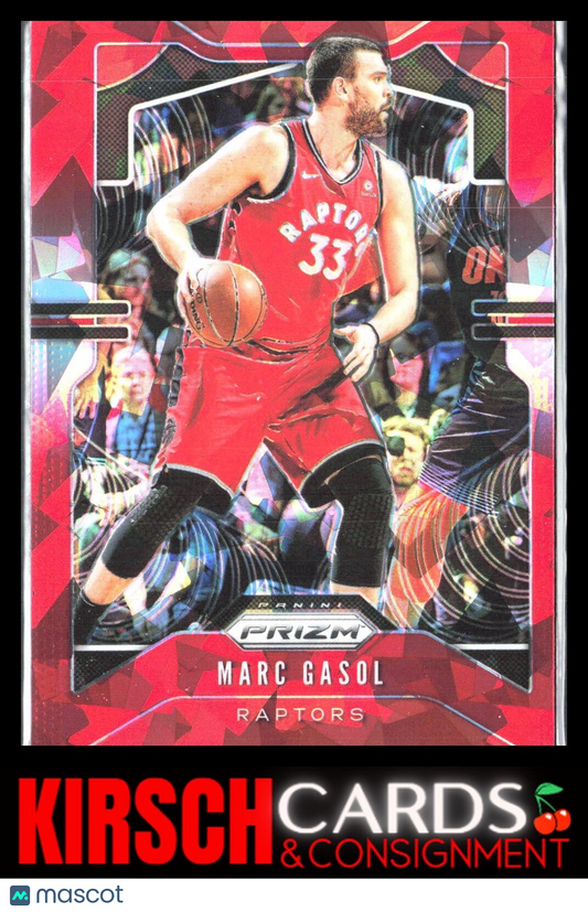 Marc Gasol 2019 2019-20 Panini Prizm #153 Prizms Red Ice Toronto Raptors