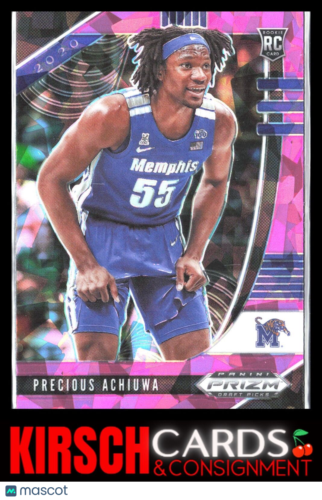 Precious Achiuwa 2020 2020 Panini Prizm Draft Picks Collegiate #48 Pink Ice