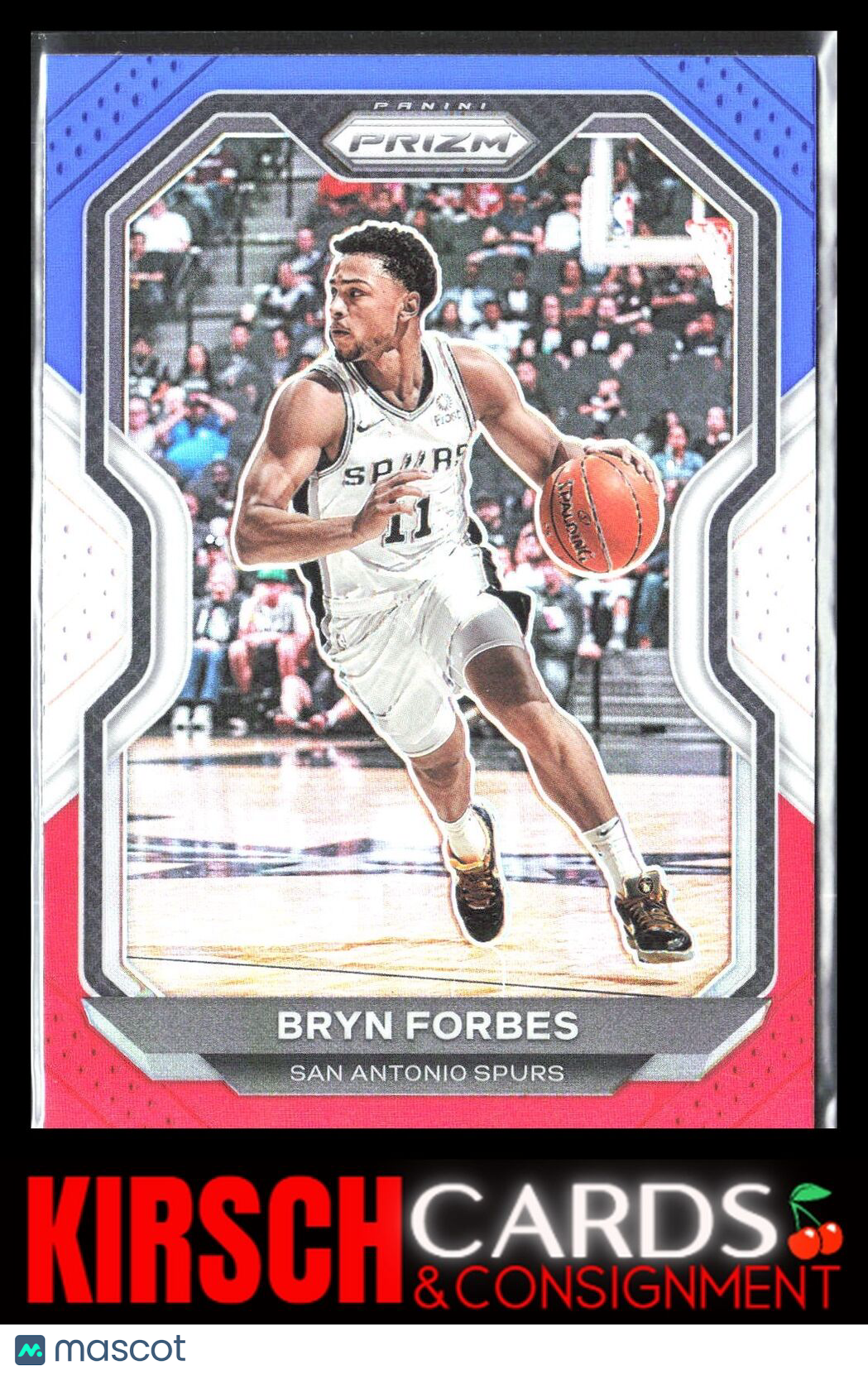 Bryn Forbes 2020 2020-21 Panini Prizm #232 Red, White and Blue Prizms