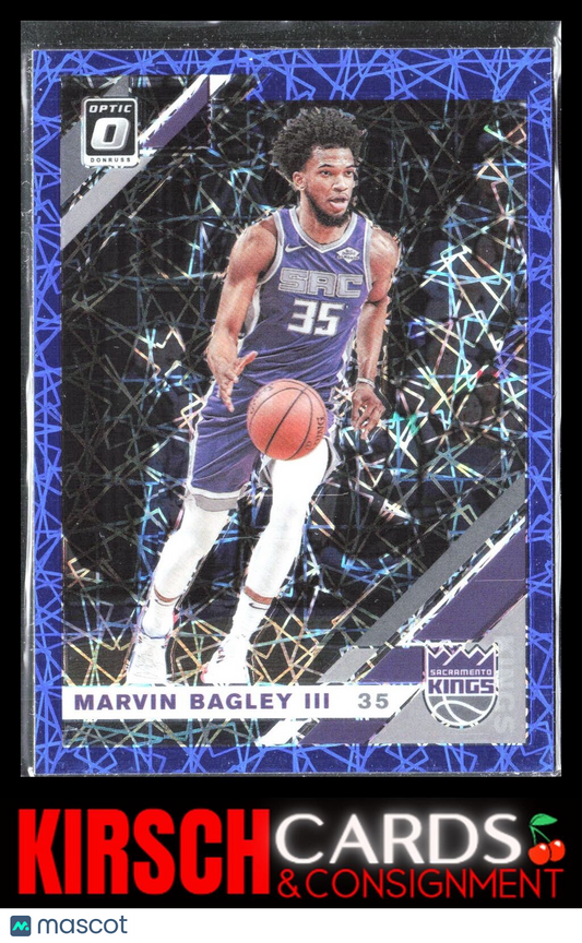 Marvin Bagley III 2019 2019-20 Donruss Optic #87 Blue Velocity Sacramento Kings