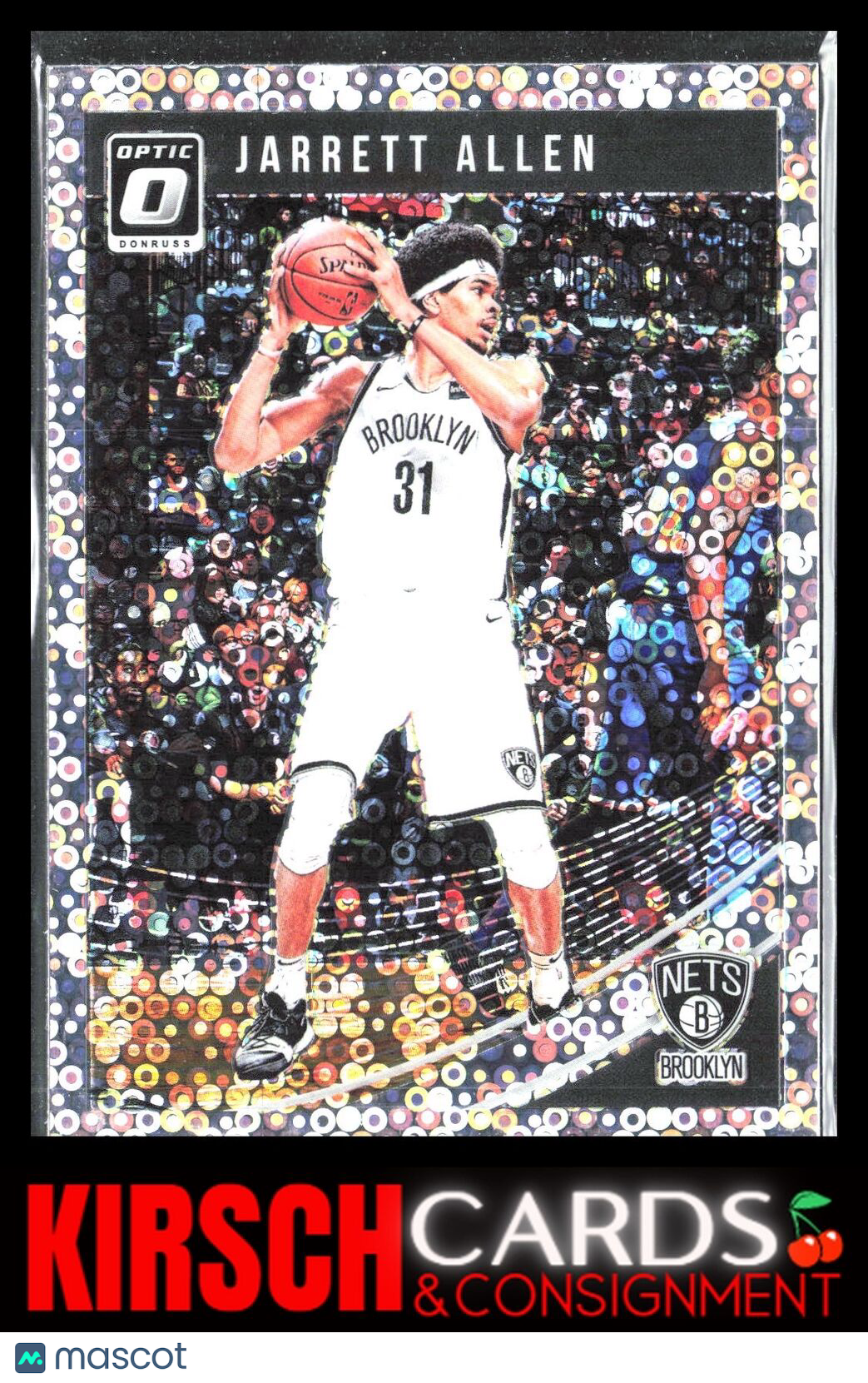 Jarrett Allen 2018 2018-19 Donruss Optic #146 Fast Break Holo Brooklyn Nets