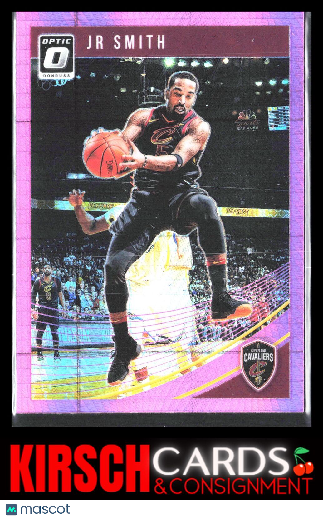 JR Smith 2018 2018-19 Donruss Optic #118 Hyper Pink Cleveland Cavaliers