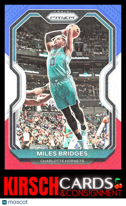 Miles Bridges 2020 2020-21 Panini Prizm #178 Red, White and Blue Prizms