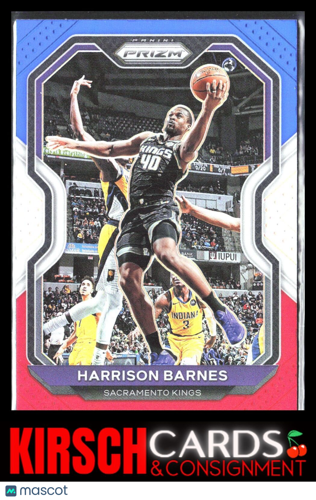 Harrison Barnes 2020 2020-21 Panini Prizm #94 Red, White and Blue Prizms