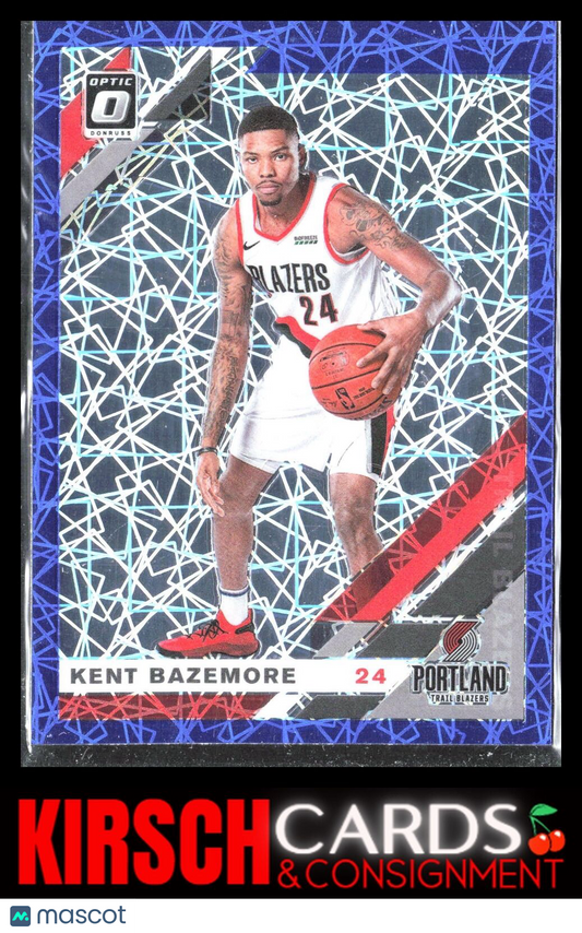 Kent Bazemore 2019 2019-20 Donruss Optic #27 Blue Velocity Portland