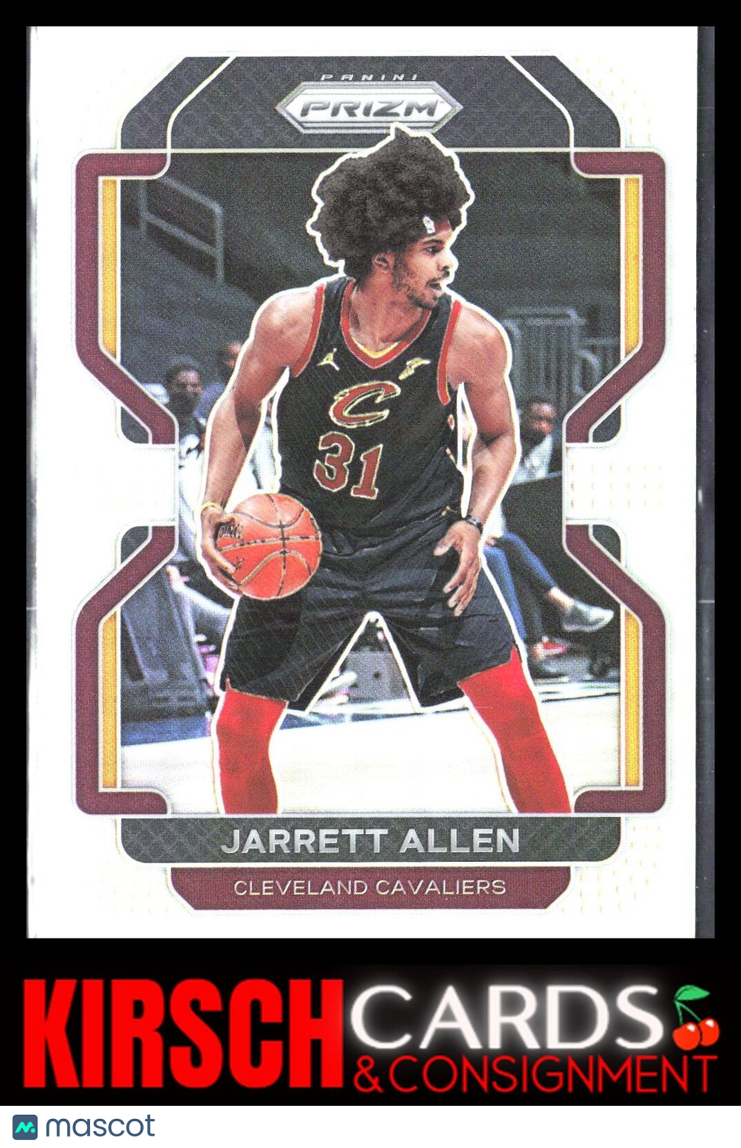 Jarrett Allen 2021 2021-22 Panini Prizm #209 Silver Cleveland Cavaliers