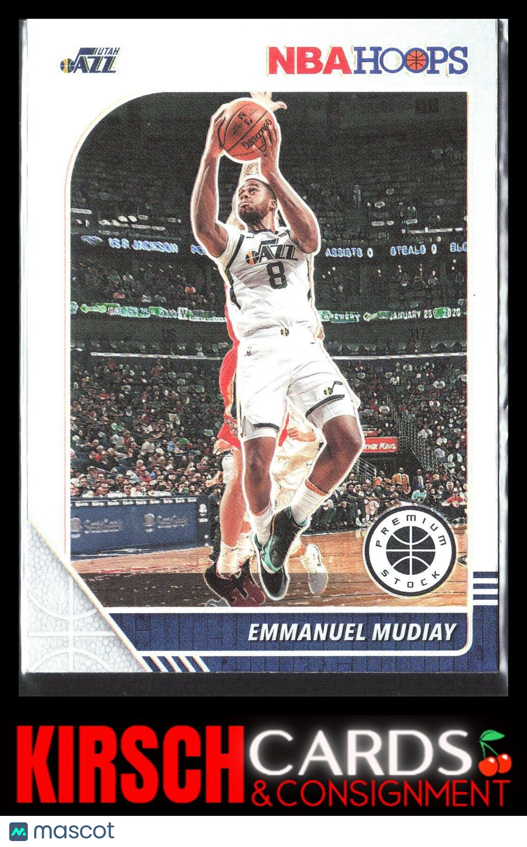 Emmanuel Mudiay 2019 2019-20 Hoops Premium Stock #124 Prizms Silver Utah Jazz