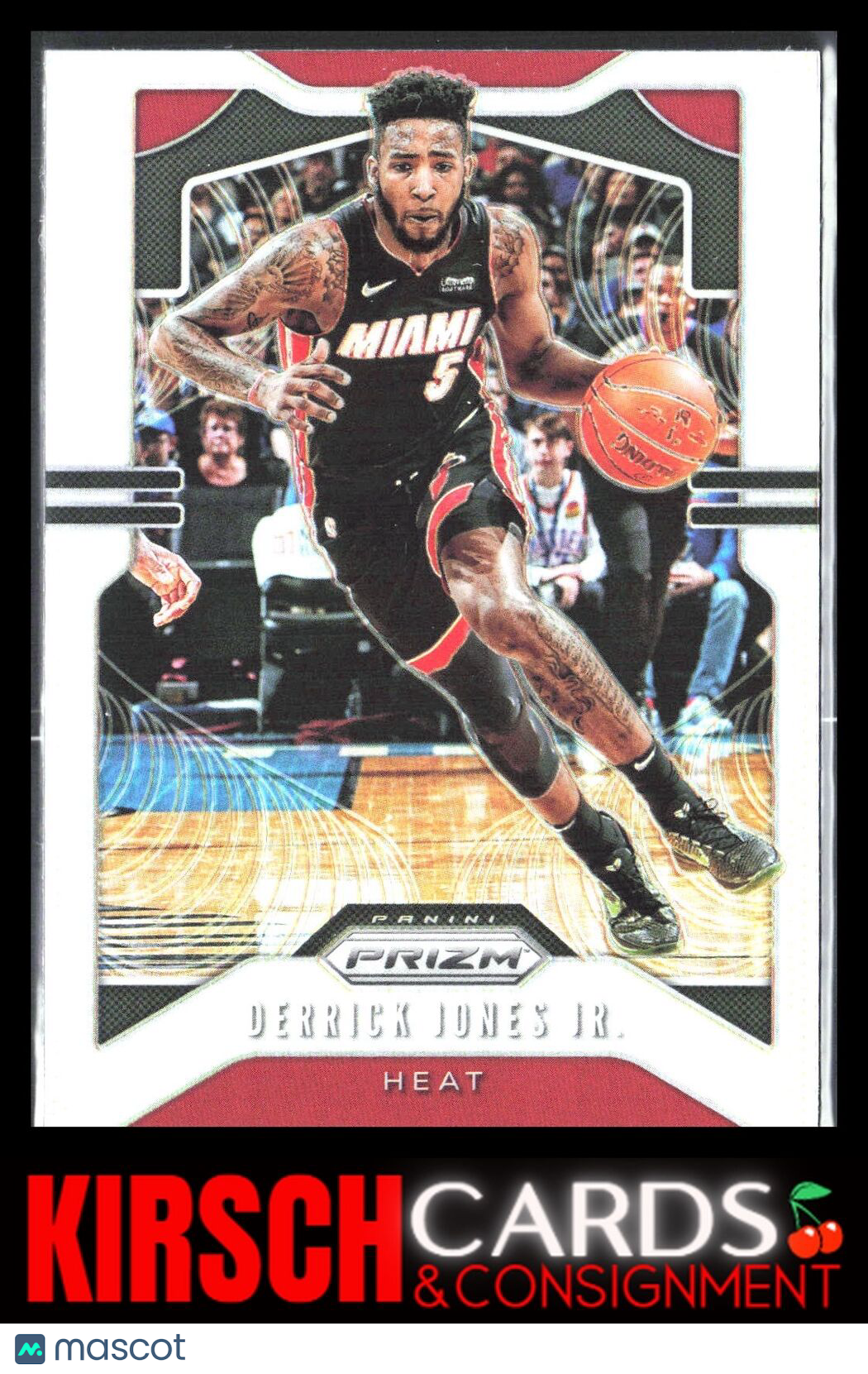 Derrick Jones Jr. 2019 2019-20 Panini Prizm #150 Prizms Silver Miami Heat