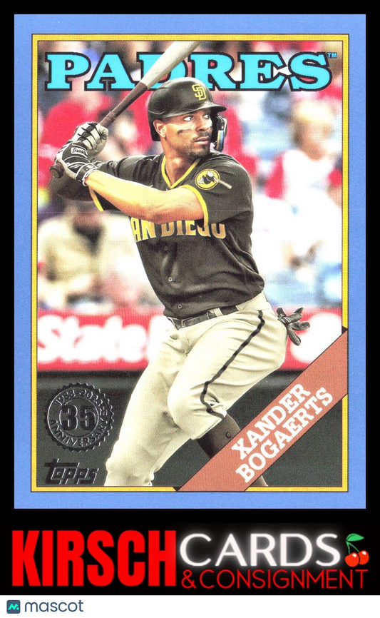 Xander Bogaerts 2023 Topps #2T88-48 1988 Topps Baseball 35th Anniversary Blue