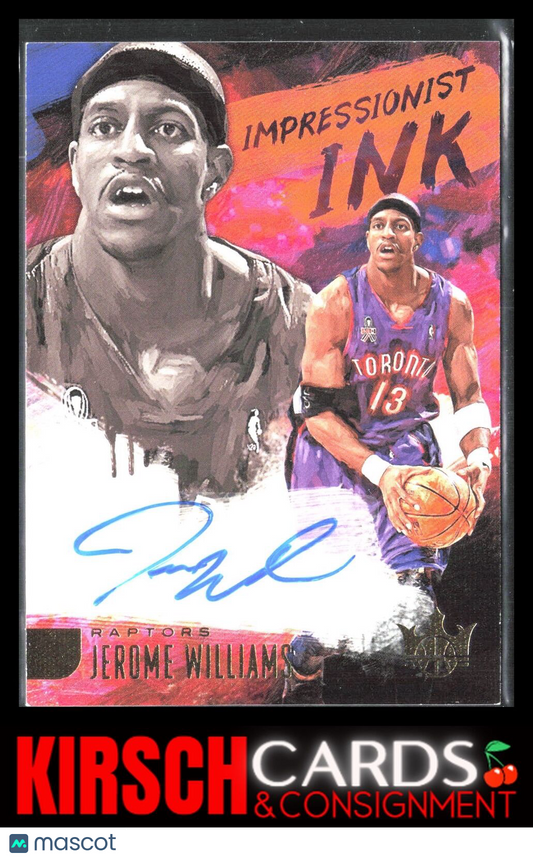 Jerome Williams 2018-19 Panini Court Kings #II-JWL Impressionist Ink #/149 Auto