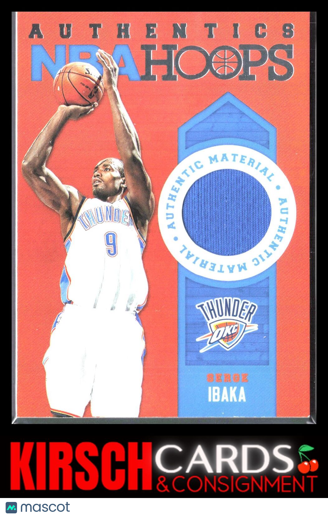 Serge Ibaka 2013-14 Hoops #96 Authentics Material