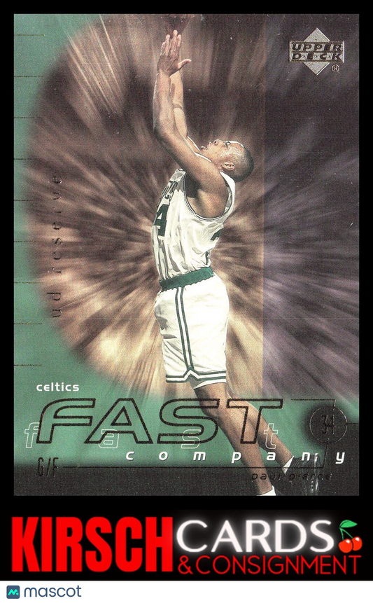 Paul Pierce 2000-01 UD Reserve #FC10 Fast Company Boston Celtics