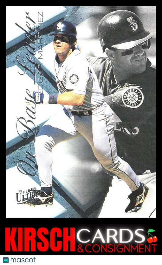 Edgar Martinez 1996 Ultra #6 On-Base Leaders Seattle Mariners