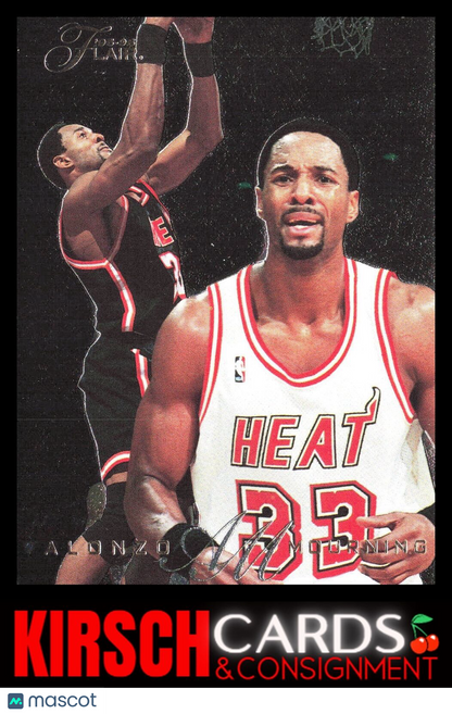 Alonzo Mourning 1995-96 Flair #174 Miami Heat