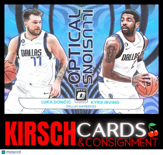 Luka Doncic / Kyrie Irving 2022-23 Donruss Optic #5 Optical Illusions