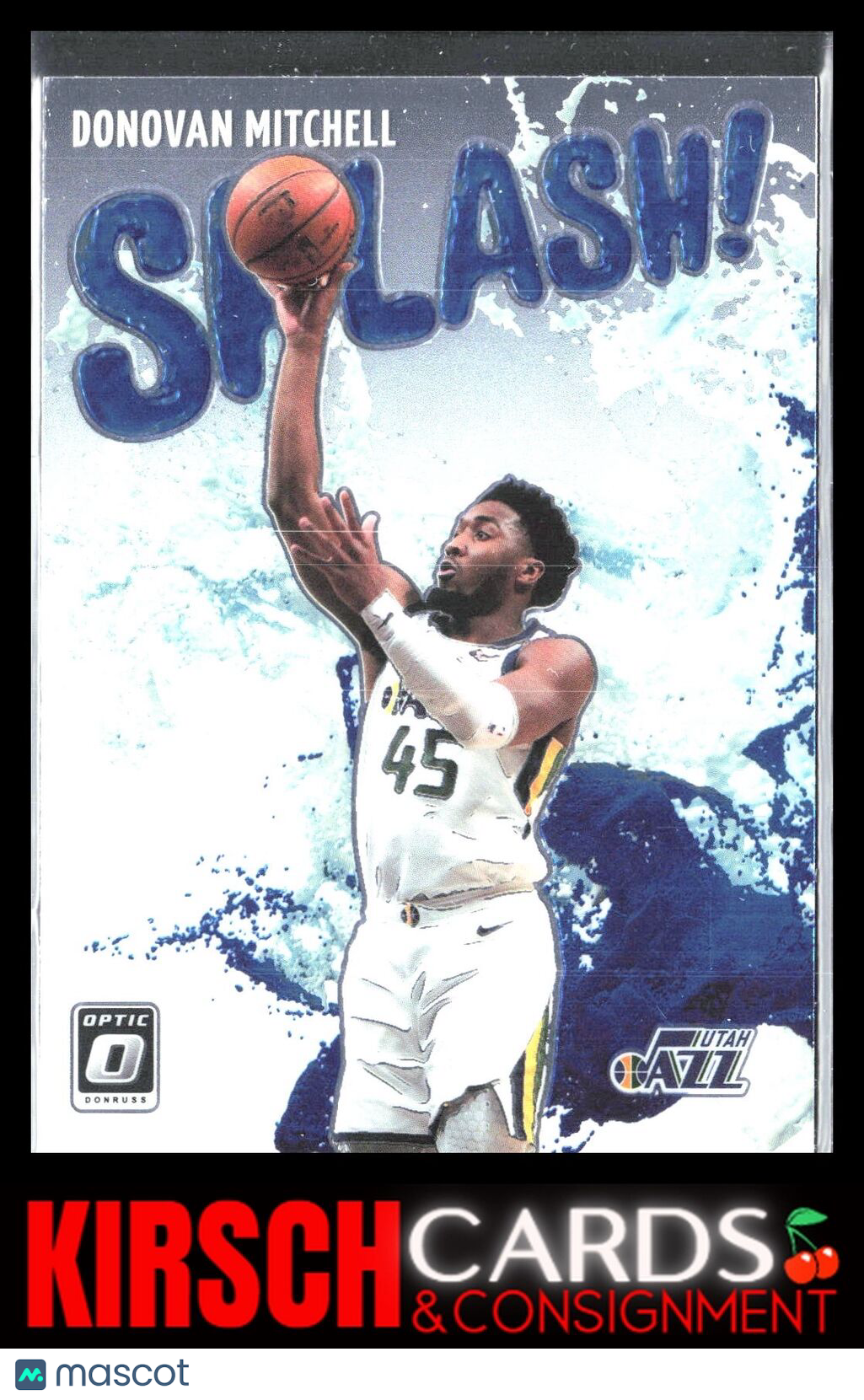 Donovan Mitchell 2021-22 Donruss Optic #14 Splash! Utah Jazz