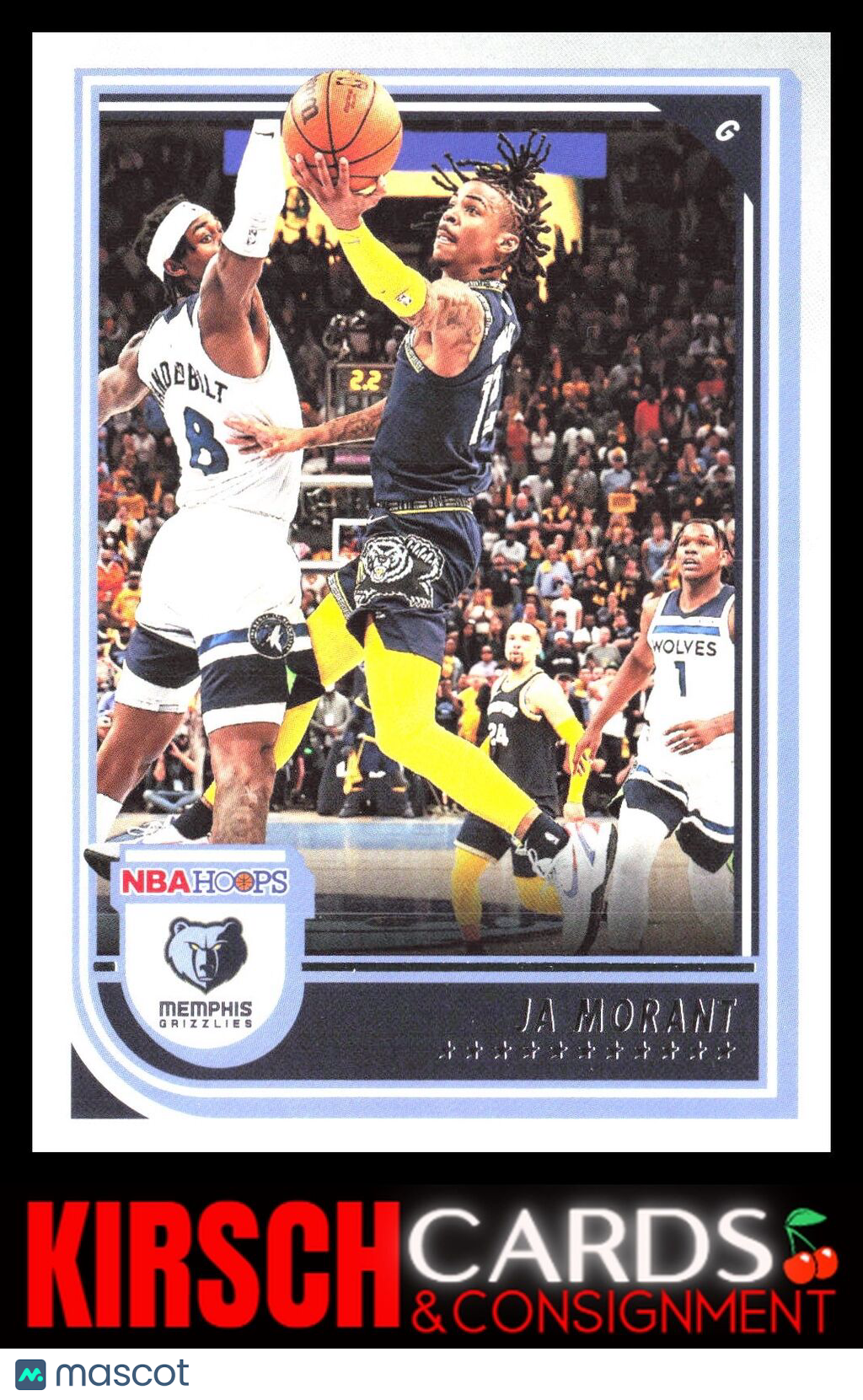 Ja Morant 2022-23 Hoops #133 Memphis Grizzlies