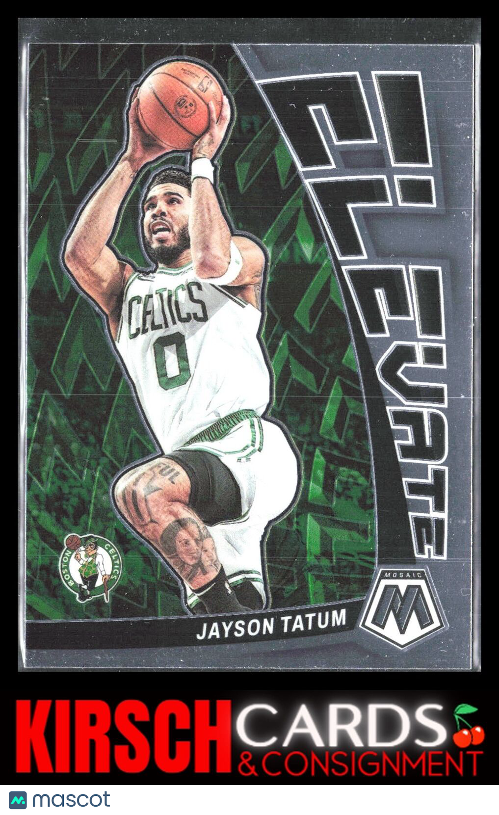 Jayson Tatum 2022-23 Panini Mosaic #1 Elevate Mosaic Boston Celtics