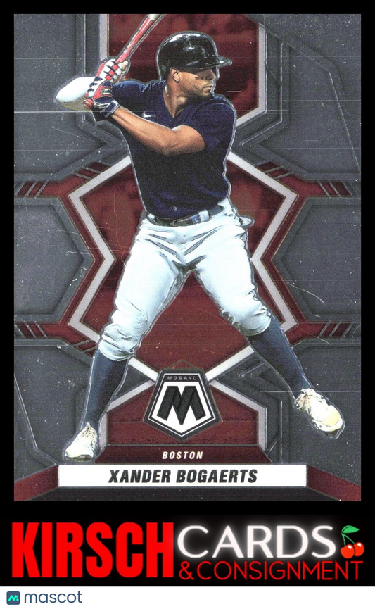 Xander Bogaerts 2022 Panini Mosaic #151 Boston Red Sox