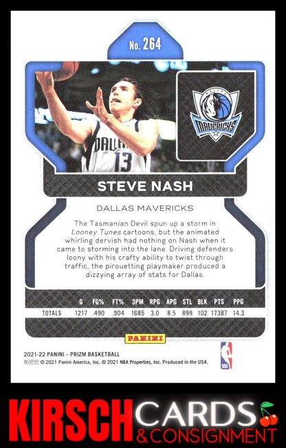 Steve Nash 2021-22 Panini Prizm #264 Dallas Mavericks