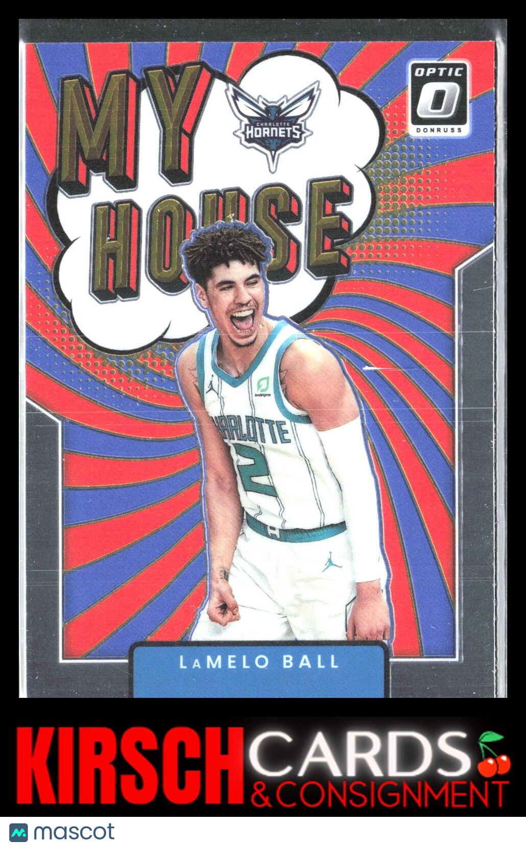 LaMelo Ball 2021-22 Donruss Optic #8 My House Charlotte Hornets