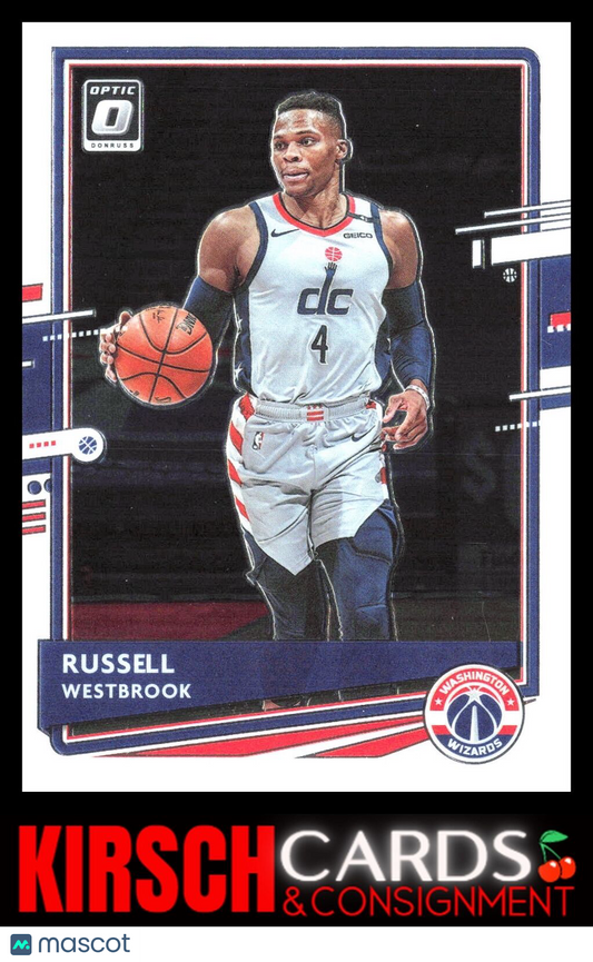 Russell Westbrook 2020-21 Donruss Optic #70 Washington Wizards