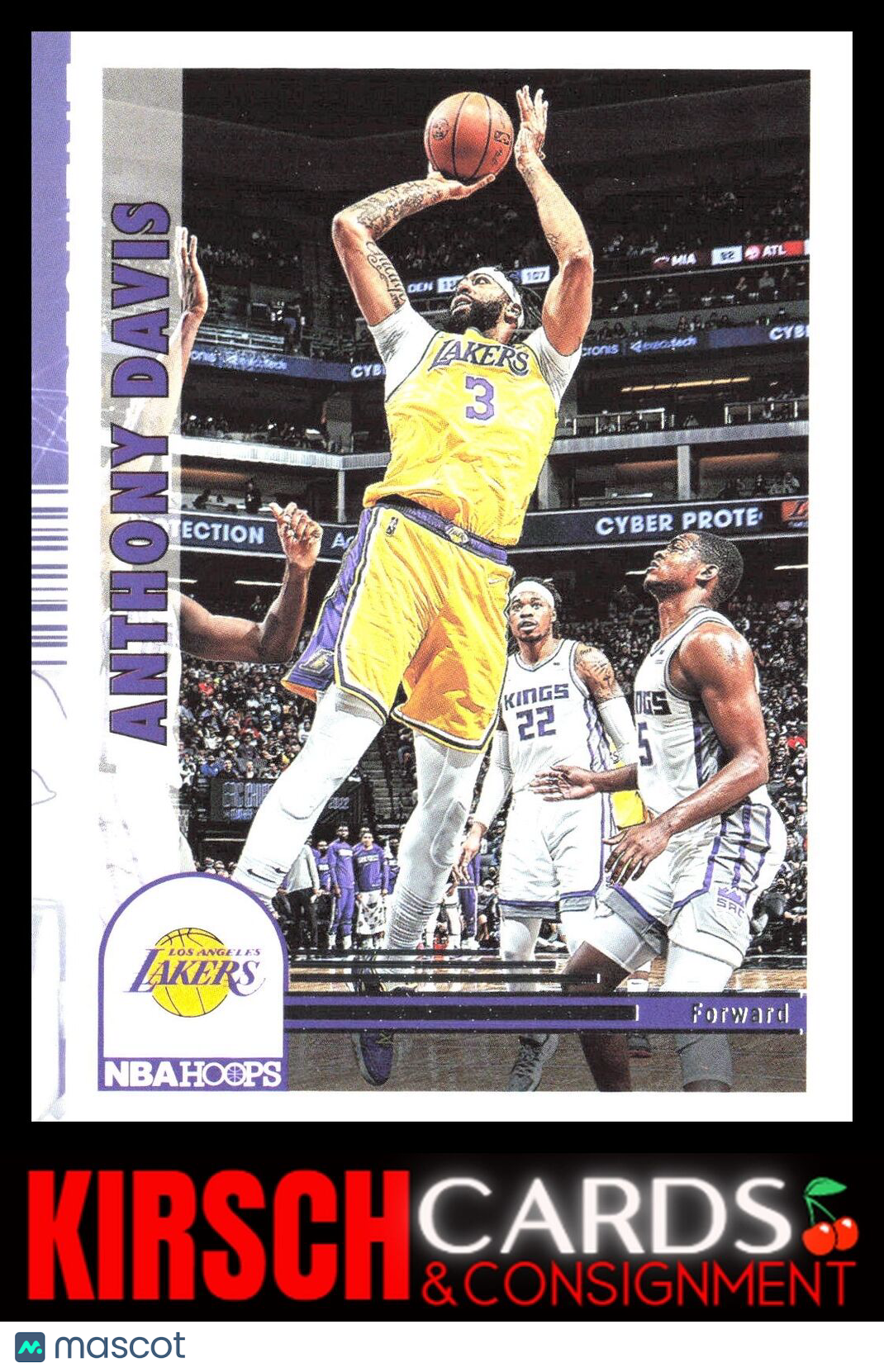 Anthony Davis 2022-23 Hoops #290 Los Angeles Lakers