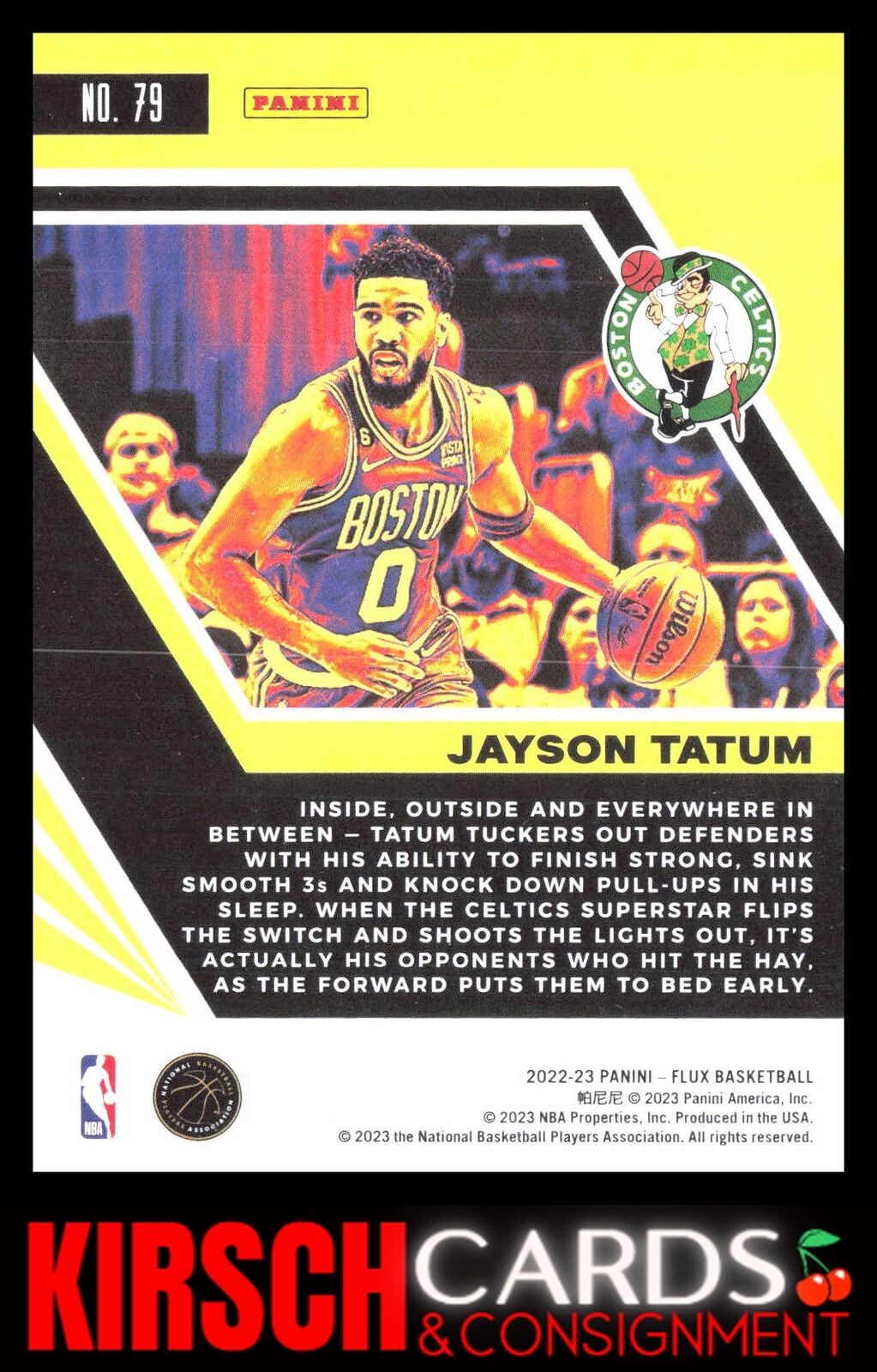 Jayson Tatum 2022-23 Panini Flux #79 Boston Celtics