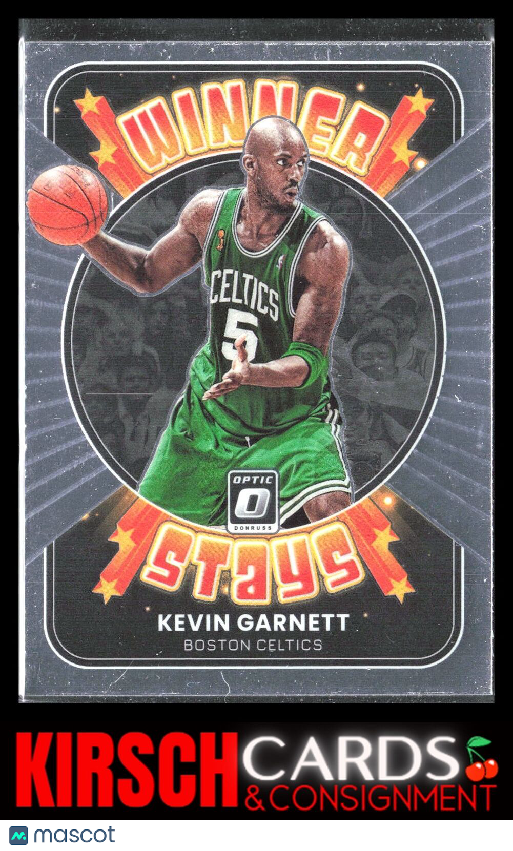 Kevin Garnett 2021-22 Donruss Optic #11 Winner Stays Boston Celtics