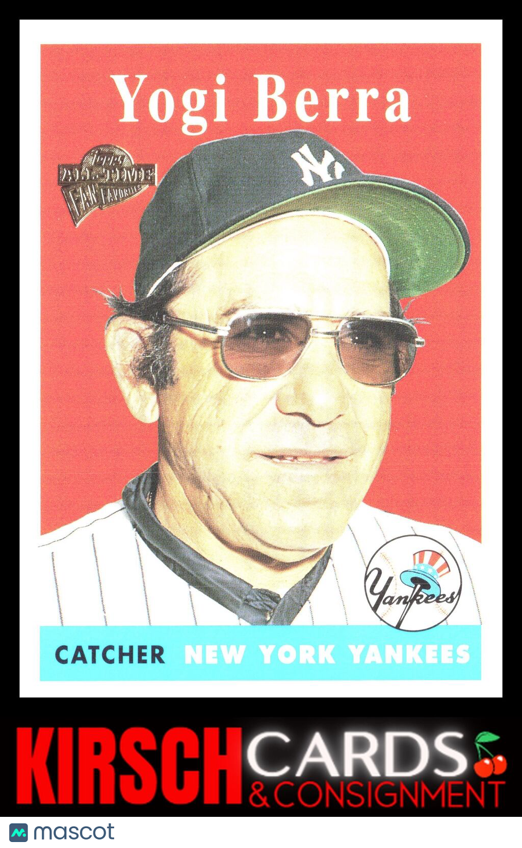 Yogi Berra 2004 Topps All-Time Fan Favorites #90 New York Yankees