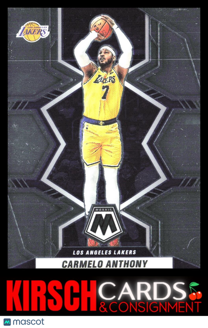 Carmelo Anthony 2021-22 Panini Mosaic #2 Los Angeles Lakers