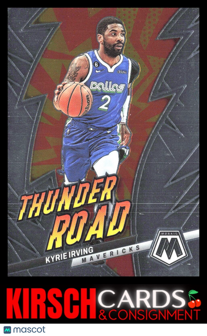 Kyrie Irving 2022-23 Panini Mosaic #19 Thunder Road Dallas Mavericks