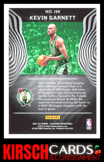 Kevin Garnett 2021-22 Panini Illusions #129 Boston Celtics