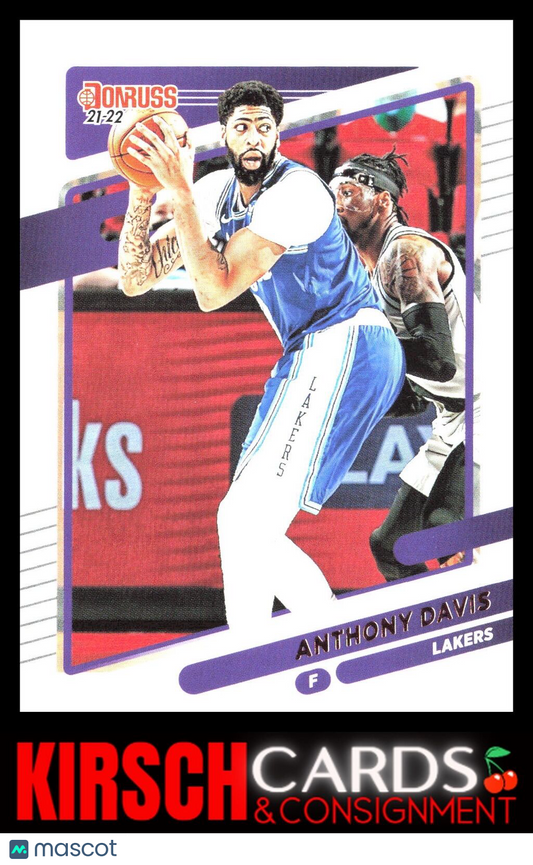 Anthony Davis 2021-22 Donruss #172 Los Angeles Lakers