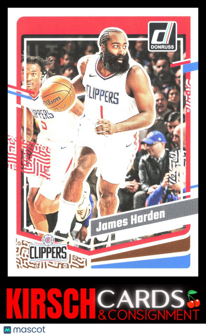 James Harden 2023-24 Donruss #63 Los Angeles Clippers