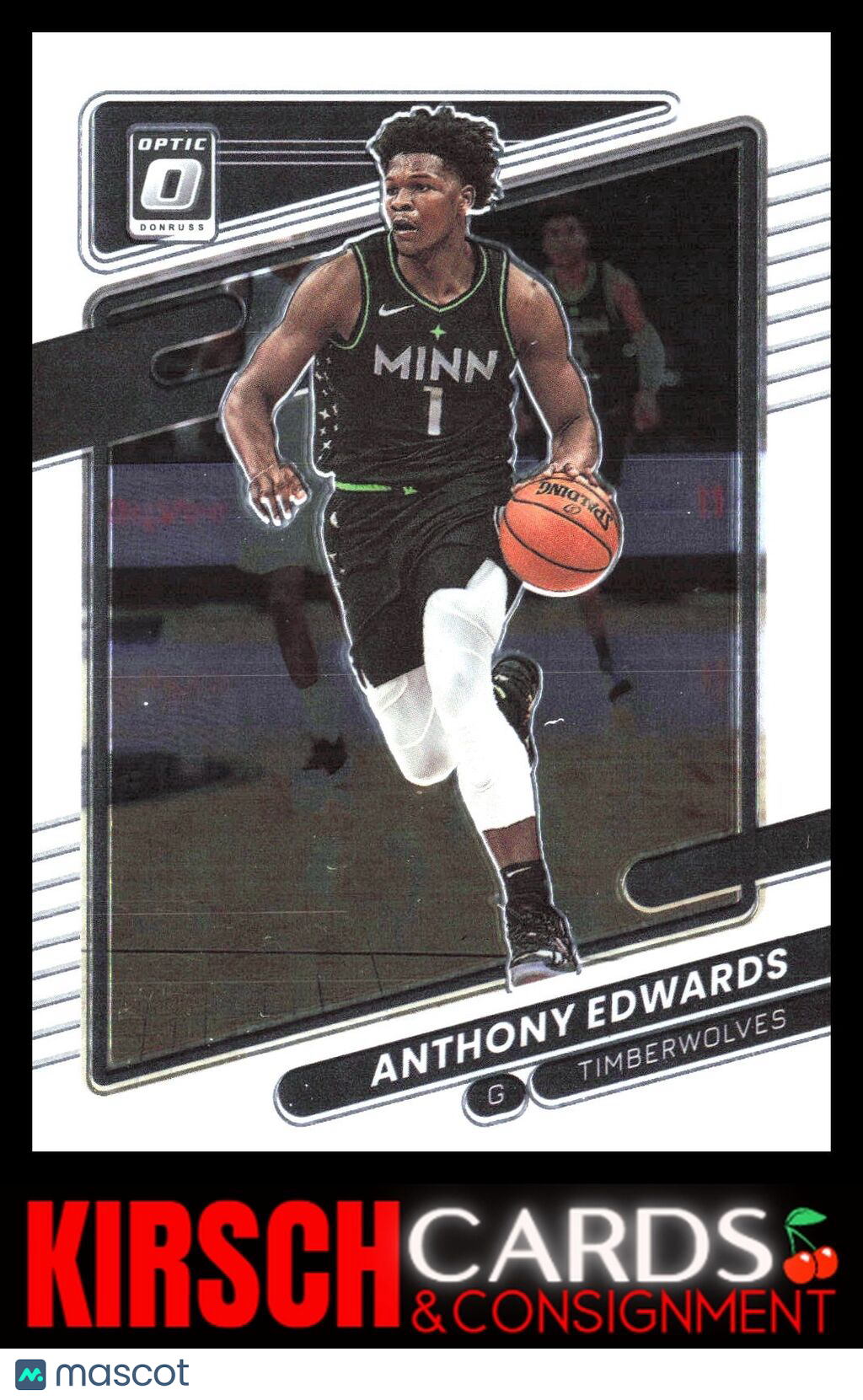 Anthony Edwards 2021-22 Donruss Optic #83 Minnesota Timberwolves